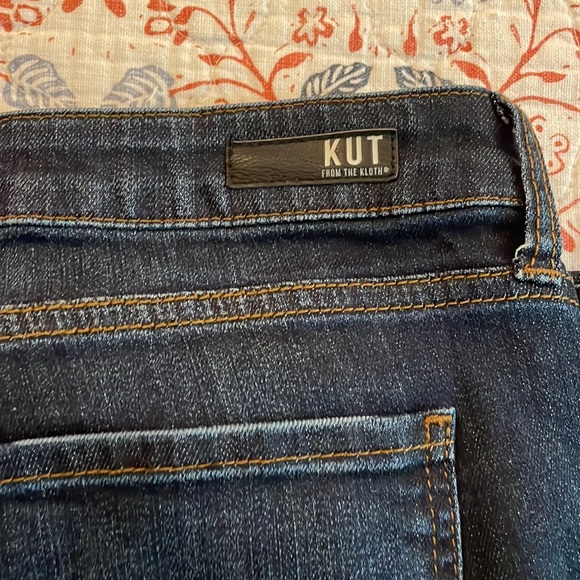 Kut from the Kloth Boyfriend Distressed Reese Jeans Size 14 - Picture 6 of 7